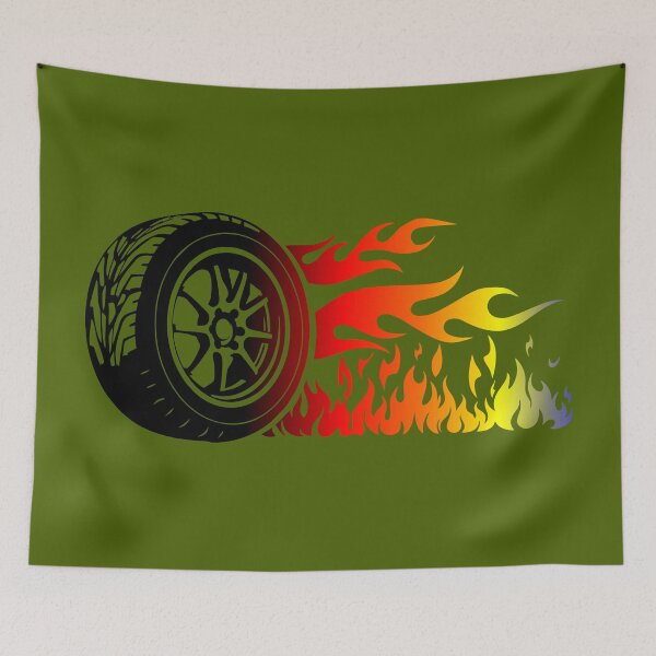 Item preview, WHEEL ON FIRE (#496100) designed and sold by Marlon Oseguera.
