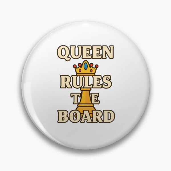 Item preview, Queen Rules the Board – Bold Chess Queen Empowerment designed and sold by BoldApparel.
