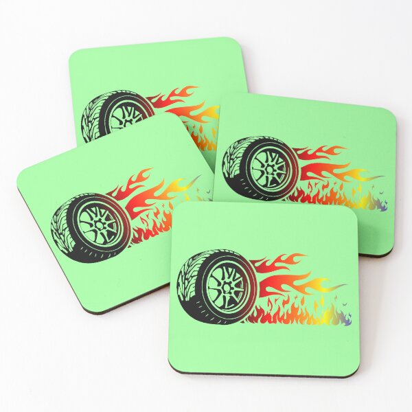 Item preview, WHEEL ON FIRE (#99FF99) designed and sold by Marlon Oseguera.