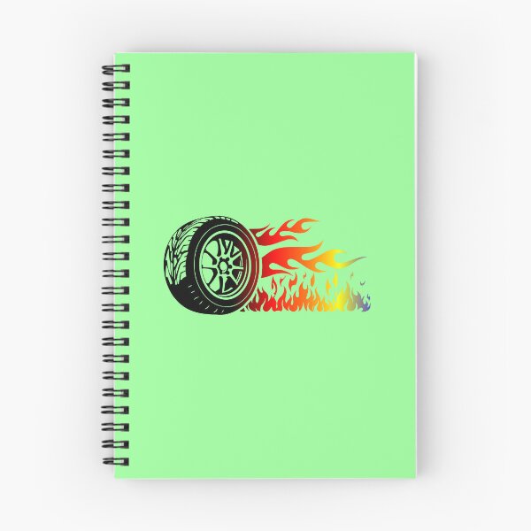 Item preview, WHEEL ON FIRE (#99FF99) designed and sold by Marlon Oseguera.