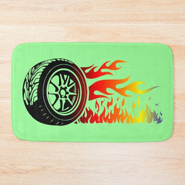 Item preview, WHEEL ON FIRE (#99FF99) designed and sold by Marlon Oseguera.