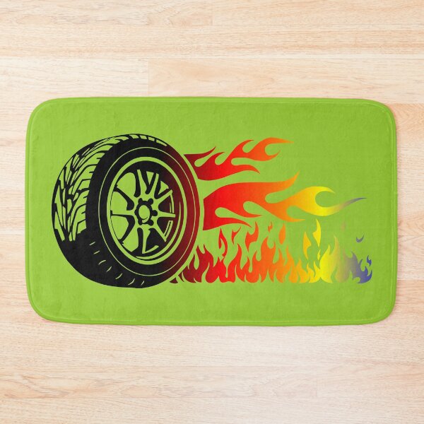 Item preview, WHEEL ON FIRE (#99CC33) designed and sold by Marlon Oseguera.