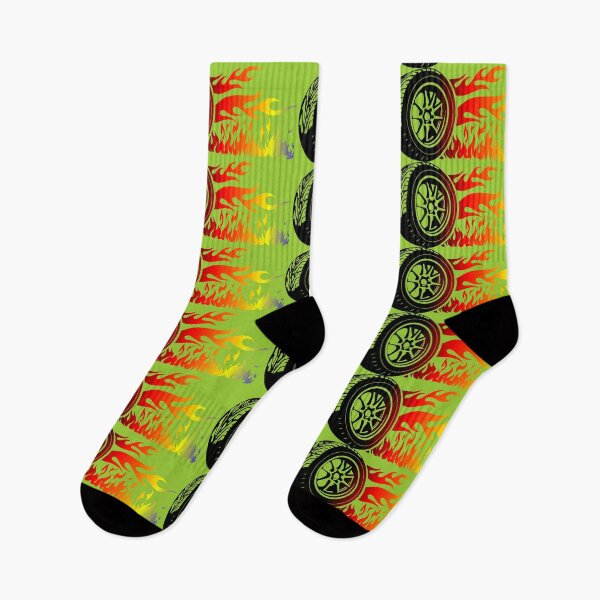 Item preview, WHEEL ON FIRE (#99CC33) designed and sold by Marlon Oseguera.