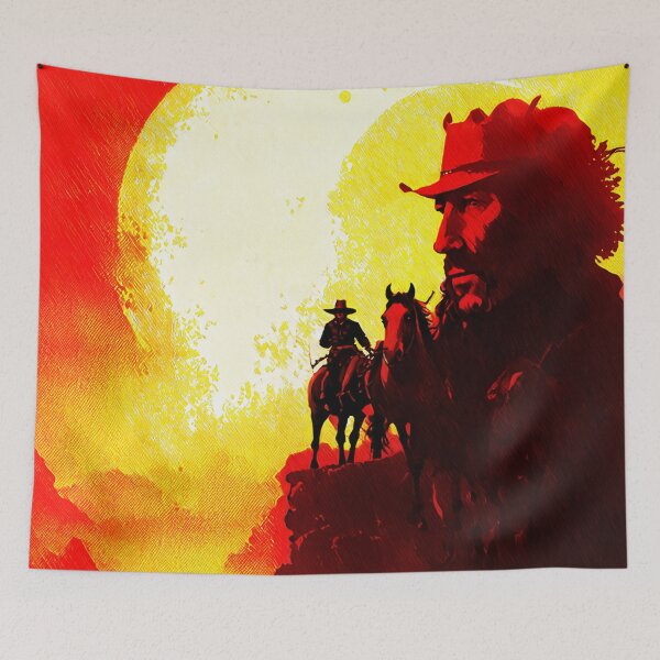 Item preview, Cowboys on the Red Horizon designed and sold by The Glitch & Hue Arts.