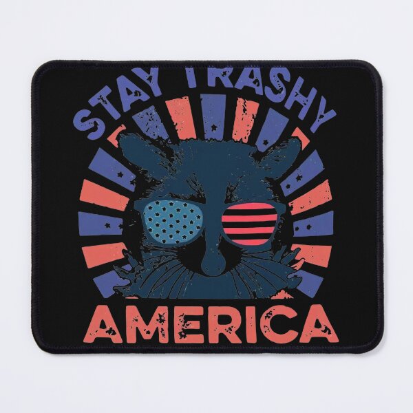 Item preview, Raccoon Stay Trashy America Flag  designed and sold by WillieBernal.