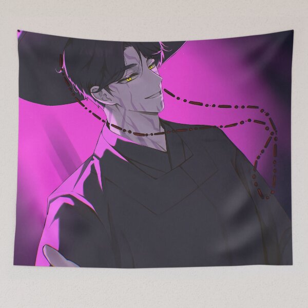 Aperçu de l'œuvre Jinu KPop Hunters Demon Boy Offre une main mystérieuse Flux d'énergie violet créée et vendue par HumbertoValveno.