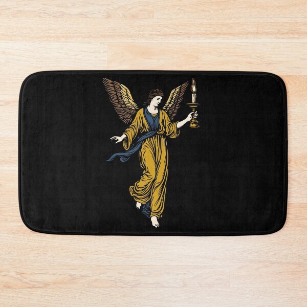 Item preview, Medieval Angel with Candle – Byzantine Style Art designed and sold by EmersionPrints.