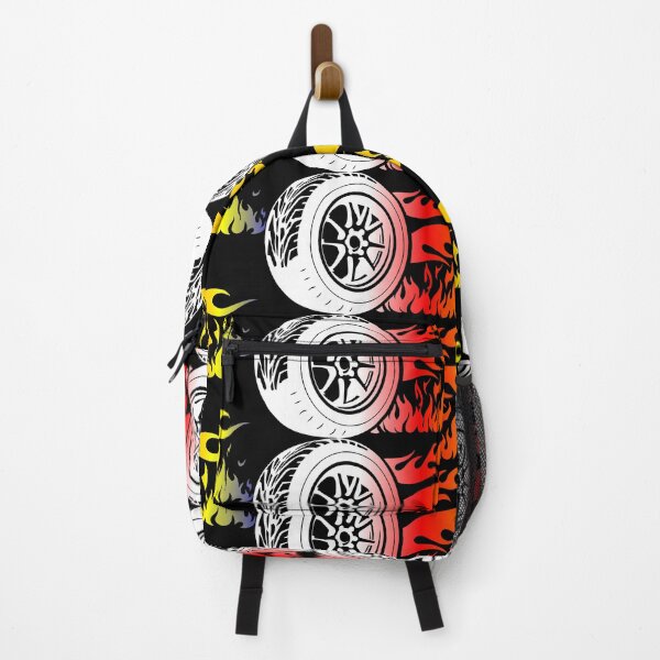 Item preview, WHEEL ON FIRE (BLACK) designed and sold by Marlon Oseguera.