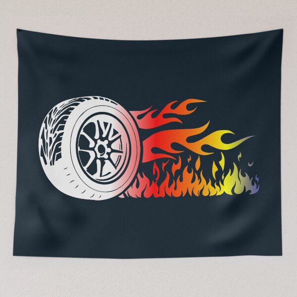 Item preview, WHEEL ON FIRE (#051522) designed and sold by Marlon Oseguera.