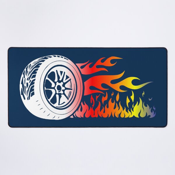 Item preview, WHEEL ON FIRE (#06294F) designed and sold by Marlon Oseguera.