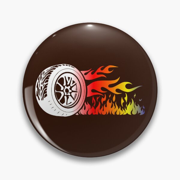 Item preview, WHEEL ON FIRE (#2D0D00) designed and sold by Marlon Oseguera.