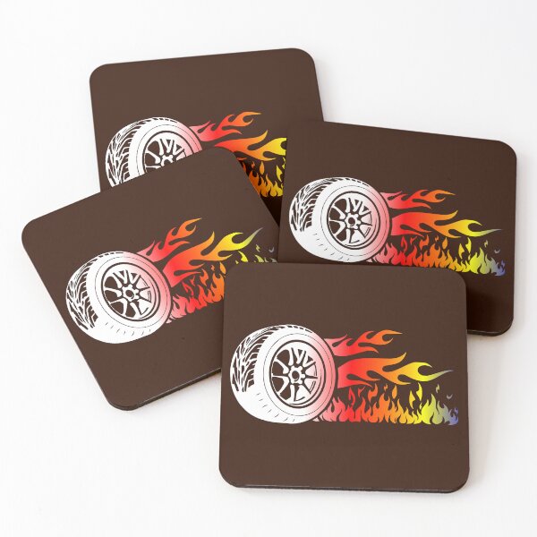 Item preview, WHEEL ON FIRE (#2D0D00) designed and sold by Marlon Oseguera.