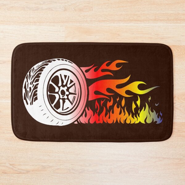 Item preview, WHEEL ON FIRE (#2D0D00) designed and sold by Marlon Oseguera.