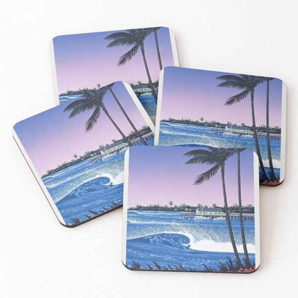 Item preview, Hiroshi Nagai city pop exhibition coastal beach designed and sold by bikinihofie.