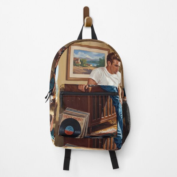 Item preview, James Dean & Marilyn Monroe - Retro Record Listening Art 2nd Edition designed and sold by Art's Diner.