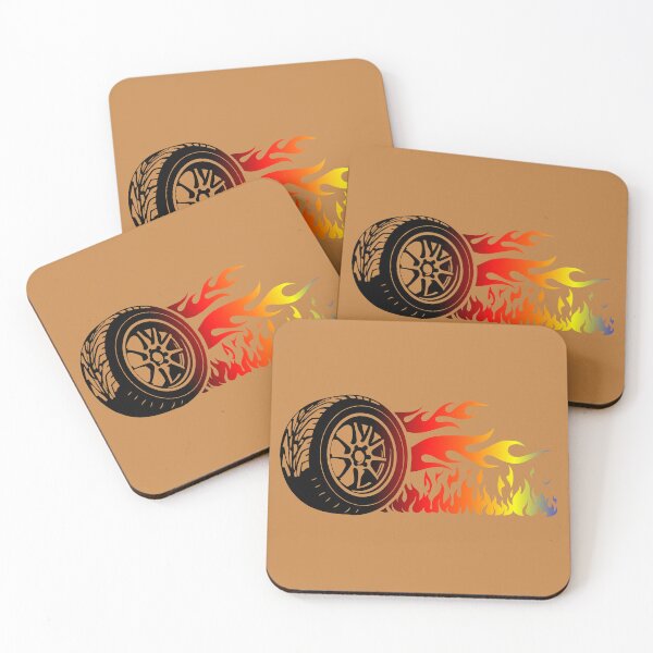 Item preview, WHEEL ON FIRE (#C48343) designed and sold by Marlon Oseguera.
