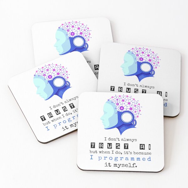 Item preview, I Don’t Always Trust AI – Programmer Humor designed and sold by NxtGenDesigns.