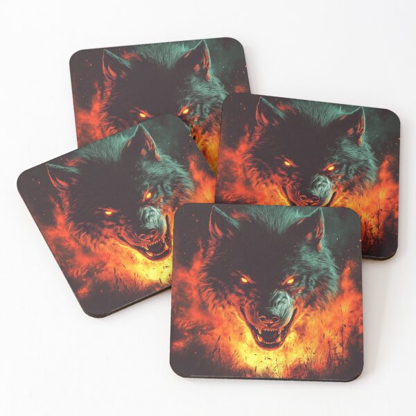 Item preview, Fire Wolf designed and sold by Thingstolike.