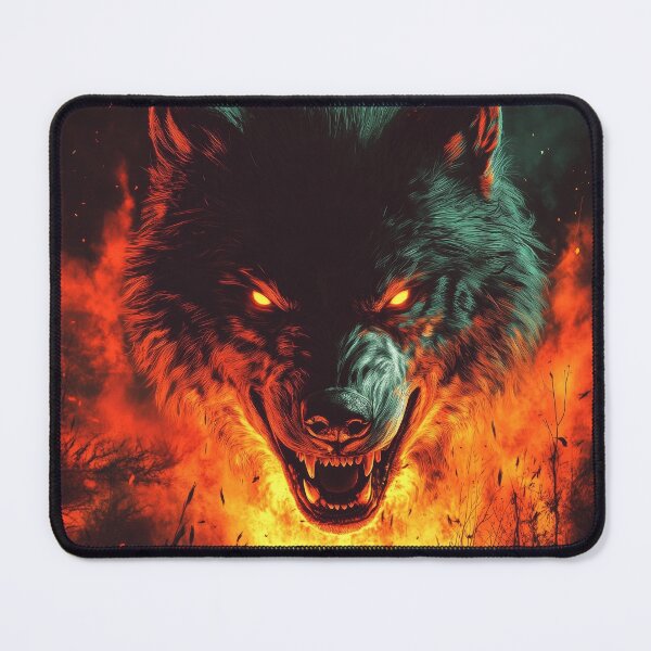 Item preview, Fire Wolf designed and sold by Thingstolike.