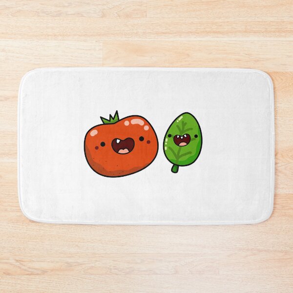 Aperçu de l'œuvre Kawaii Tomate et Basilic créée et vendue par kawaiilife.