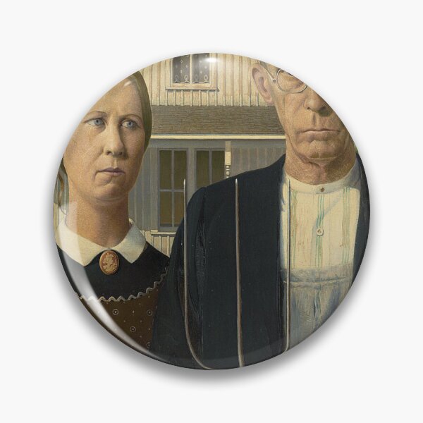 Item preview, American Gothic — Grant Wood (1930) designed and sold by Art Outlaws.