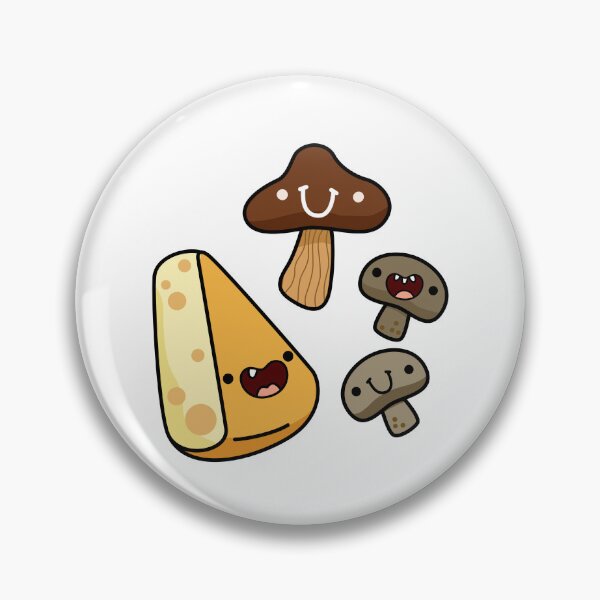 Item preview, Kawaii Cheese and Mushrooms designed and sold by kawaiilife.