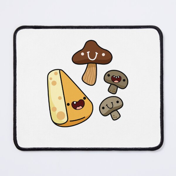 Item preview, Kawaii Cheese and Mushrooms designed and sold by kawaiilife.