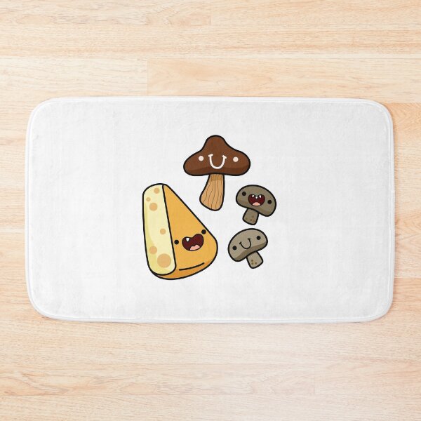 Item preview, Kawaii Cheese and Mushrooms designed and sold by kawaiilife.