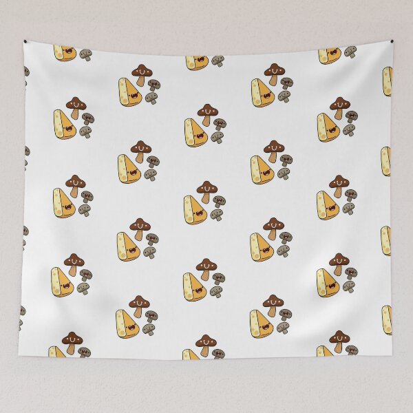 Item preview, Kawaii Cheese and Mushrooms designed and sold by kawaiilife.
