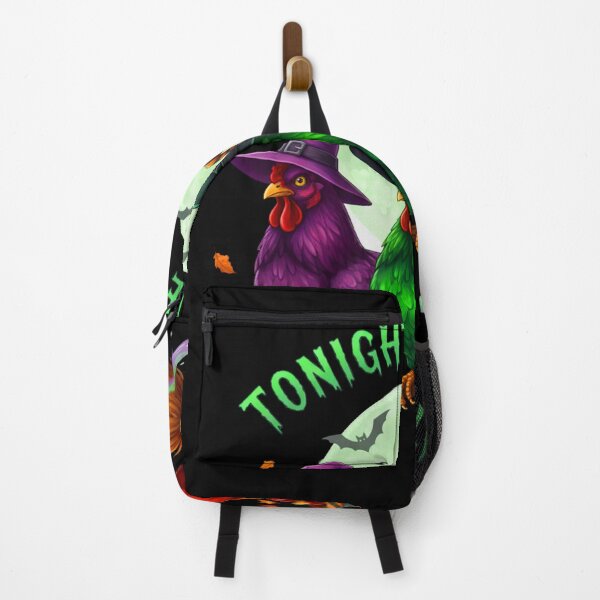 Item preview, Funny Witch Chickens Halloween – Tonight We Fly Broomstick Design designed and sold by DamianRoy88.