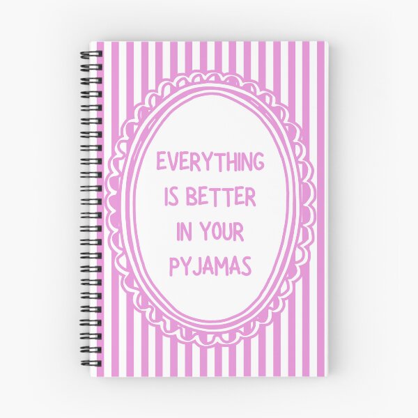 Item preview, Everything is better in your pyjamas - Pink designed and sold by Dondonmart.