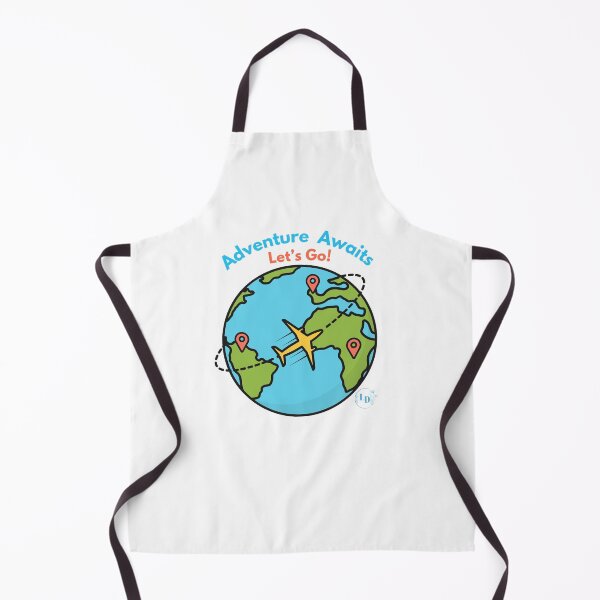 Item preview, Adventure Awaits! Let’s Go – Travel Quote T-Shirt with Globe & Airplane Design | Wanderlust Tee for Travel Lovers & Explorers designed and sold by LILURA07 - Designs By Lily .