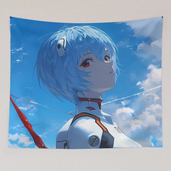 Item preview, Rei Ayanami Neon Genesis Evangelion Anime Sky Plugsuit designed and sold by HumbertoValveno.