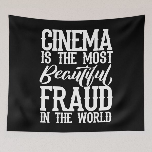 Item preview, Cinema Is The Most Beautiful Fraud In The World 920 designed and sold by HUEBNERRSHOP.