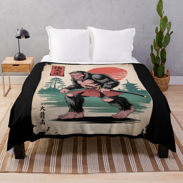 Item preview, Samurai Bigfoot Rising Sun Japanese Style designed and sold by flagylART.