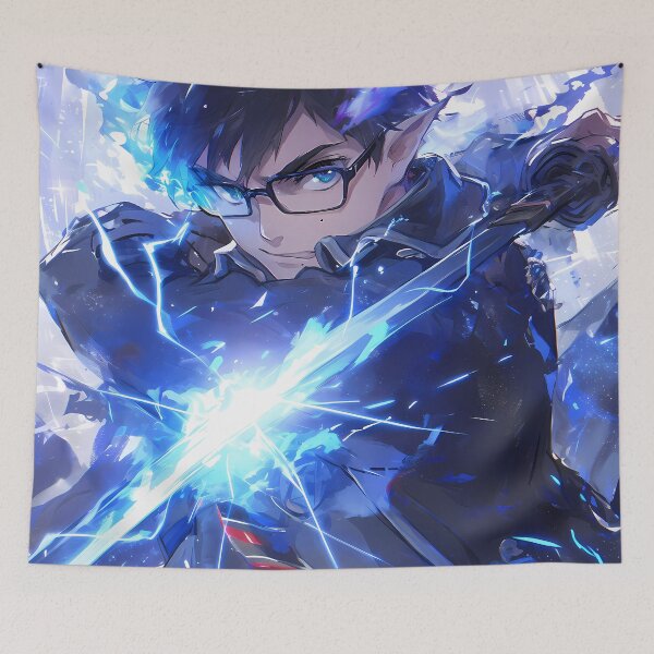 Item preview, Yukio Okumura Blue Exorcist Anime Gun Action Dynamic designed and sold by HumbertoValveno.