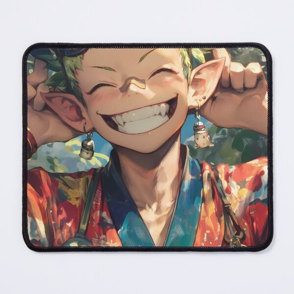 Item preview, Amaimon Blue Exorcist Happy Elf Boy Colorful Kimono Anime Style designed and sold by HumbertoValveno.