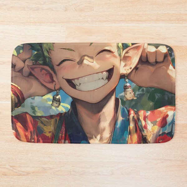 Item preview, Amaimon Blue Exorcist Happy Elf Boy Colorful Kimono Anime Style designed and sold by HumbertoValveno.