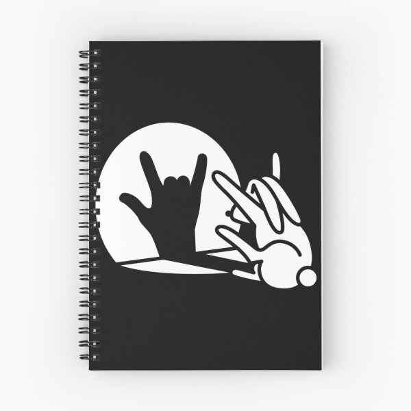 Item preview, Funny Rabbit Shadow Hand Cartoon Rock Music Metal designed and sold by LALAAMERON7.