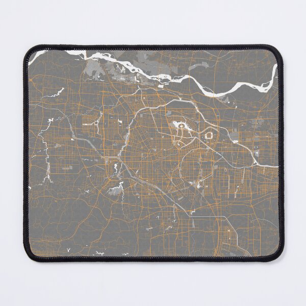Item preview, Zhengzhou City Map of Henan, China - Bauhaus designed and sold by deMAP.