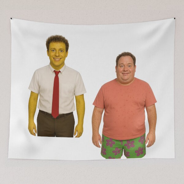 Item preview, Pack Human Spongebob and Patrick star / Real Spongebob and Patrick star meme designed and sold by DibujandoPorfa.
