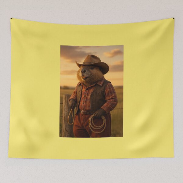 Item preview, Cowboy Beaver designed and sold by Tridentulus.