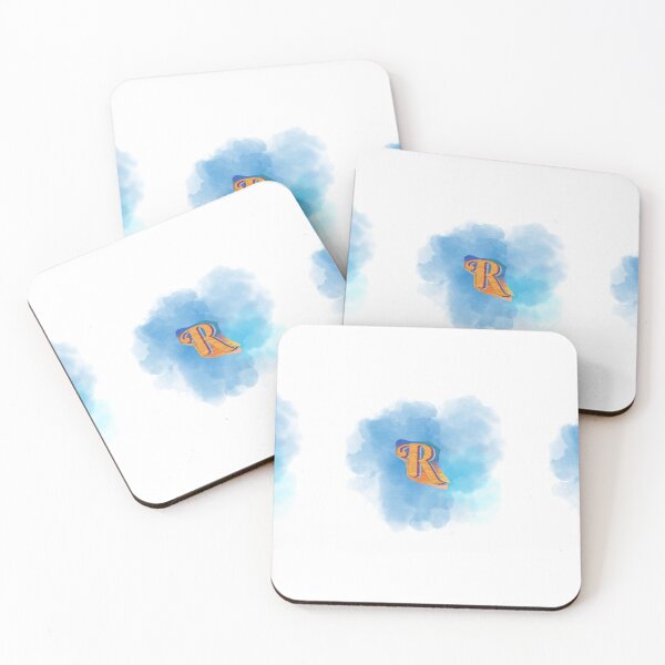 Item preview, Aesthetic Letter R with Watercolor Background designed and sold by ByDadosh.