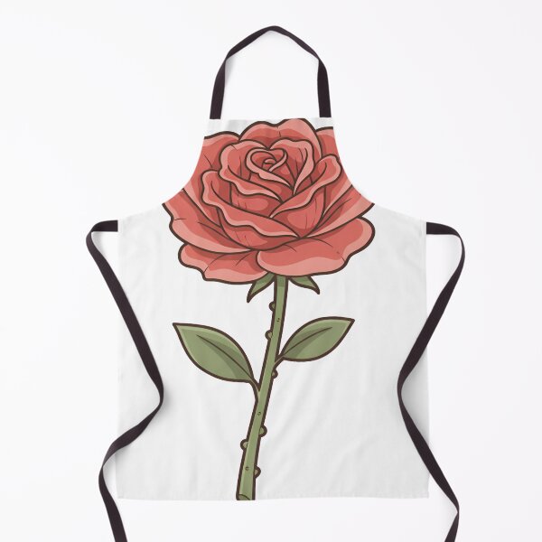 Item preview, Retro Single Rose Illustration | Vintage Floral Art designed and sold by pictranoosa.
