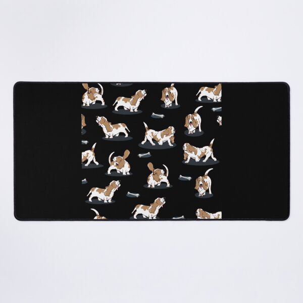 Item preview, Basset Hound Pattern designed and sold by ArtChicPastry.
