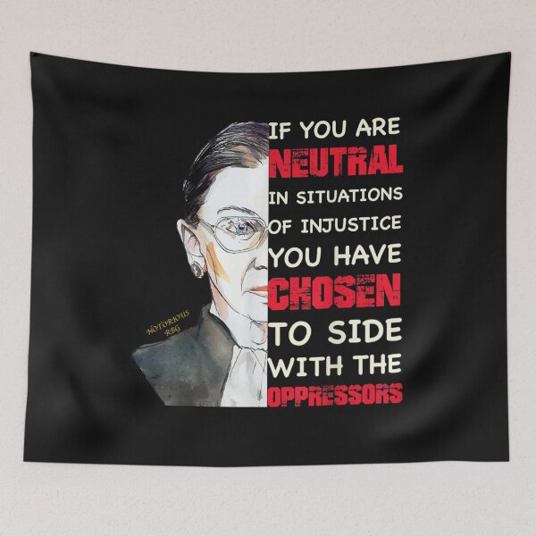 Item preview, Ruth Bader Ginsburg Notorious RBG Quote Feminist Gift designed and sold by CyrilMiller.