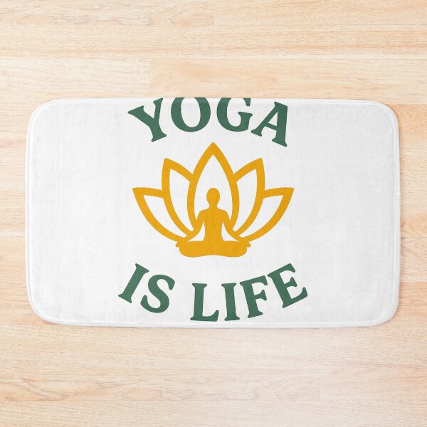 Item preview, Lotus Yoga Is Life T-Shirt – Mindful Wellness Typography – Meditation Gift designed and sold by DavidMay.