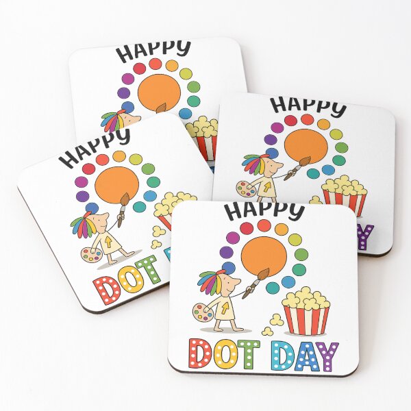 Item preview, Creative Dot Celebration – Colorful Artistic Character Design designed and sold by haitrieuic96.