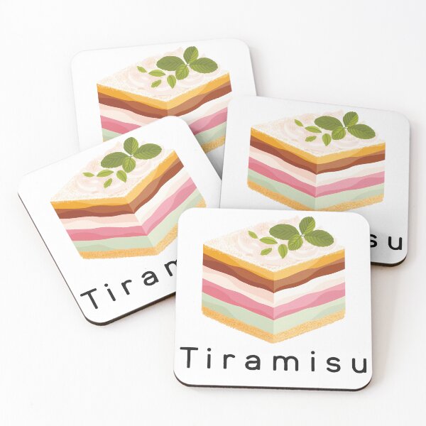 Item preview, Mixed Flavor Tiramisu – Italian Dessert with a Variety of Tastes designed and sold by BobaBunny76.