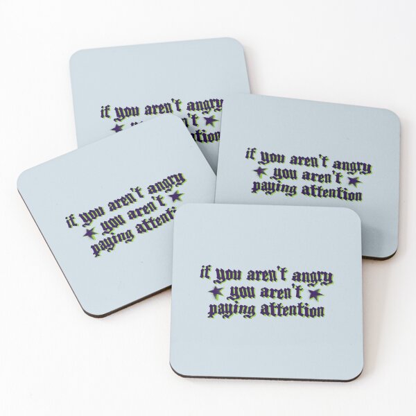 Item preview, If You Aren't Angry You Aren't Paying Attention designed and sold by Glücksstern.